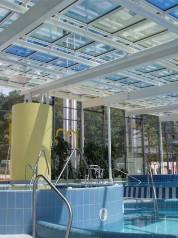 Badepark Waldkirchen Stahl Aufsatzfassade Rp Tec 60 1 Innen