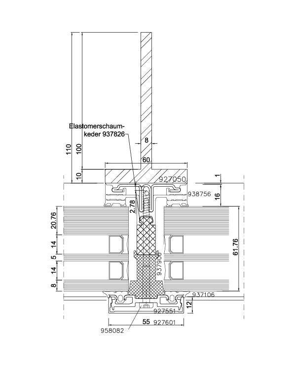 Badepark Waldkirchen Stahl Aufsatzfassade Rp Tec 60 1 Schnitt 2 Badepark Waldkirchen Stahl Aufsatzfassade Rp Tec 60 1 Schnitt 2