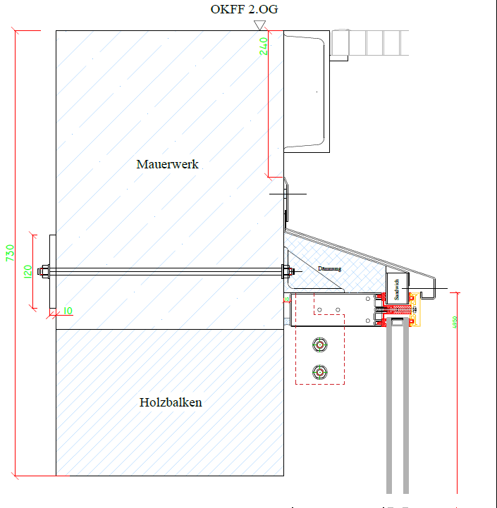 Hotel Fishers Loft Fassadensystme Rp Fineline 70W Rp Tec 55 Schnitt 2 Hotel Fishers Loft Fassadensystme Rp Fineline 70W Rp Tec 55 Schnitt 2