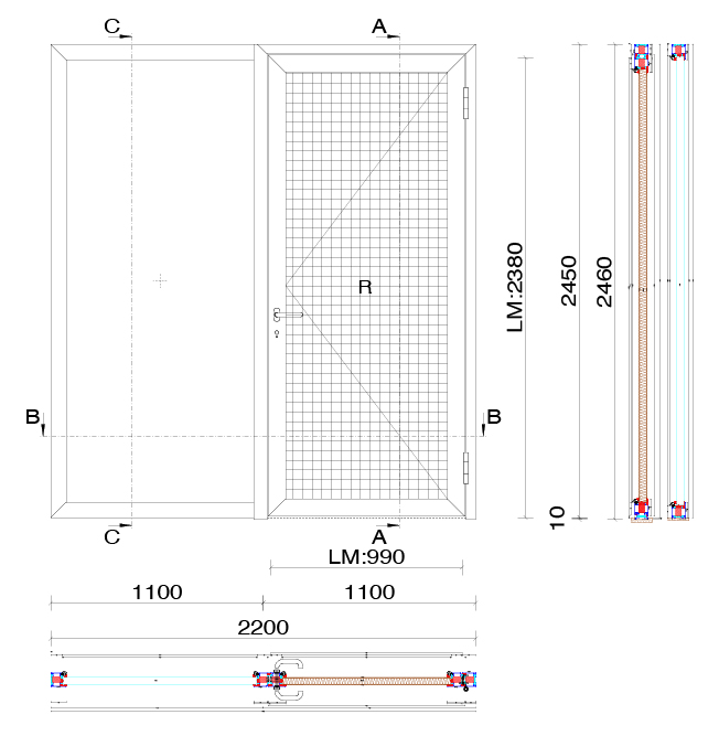 Hotel Meeresbummler–stahl Glas System Rp Hermetic 70D Schnitt Hotel Meeresbummler Stahl Glas System Rp Hermetic 70D Schnitt