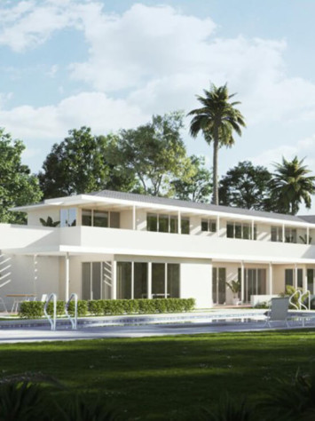 Mann Villa Los Angeles Design Stahl Fenstersytem Rp Fineline 70W Gesamt