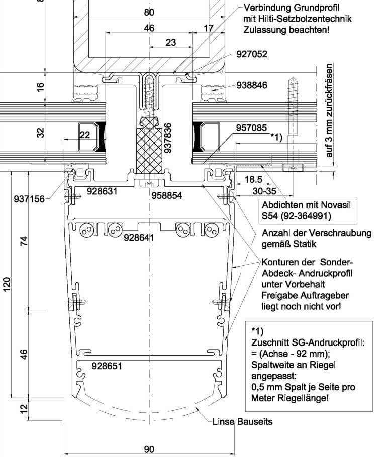 Mercedes Benz Arena Berlin Stahl Fassade Schnitt 1 Mercedes Benz Arena Berlin Stahl Fassade Schnitt 1